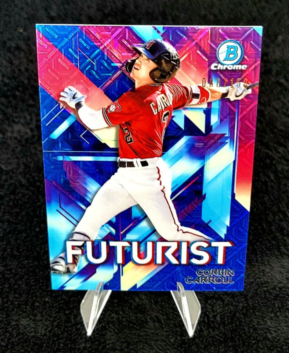 Corbin Carrol 88/150 2021 RC Bowman Futurist Atomic Refractor